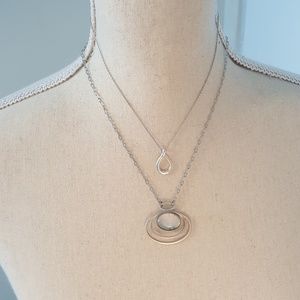Two Silver Necklaces